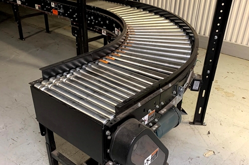 used lineshaft conveyor curve